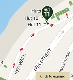 Map to Hut 11 (click to expand)